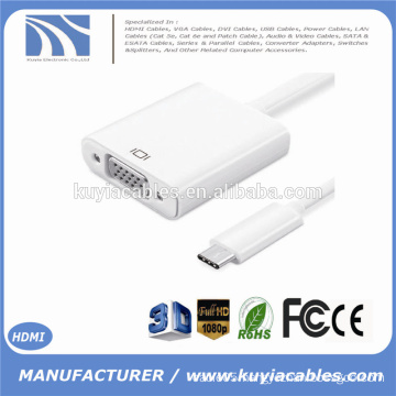 New USB3.1 USB-C Type C to VGA Adapter DP Alt mode USB 3.1 type to vga for the New Macbook USB-C